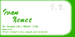 ivan nemet business card